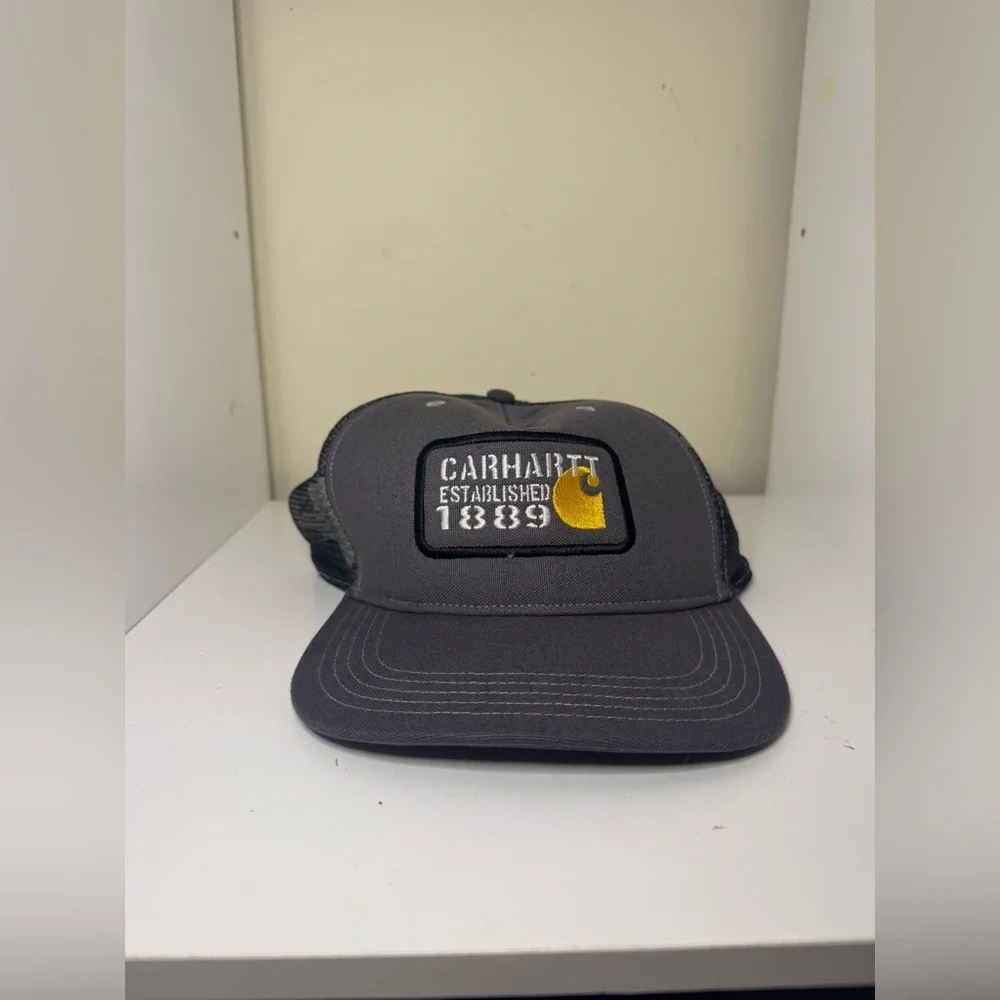 Carhartt Trucker Hat Mesh Camo Gray